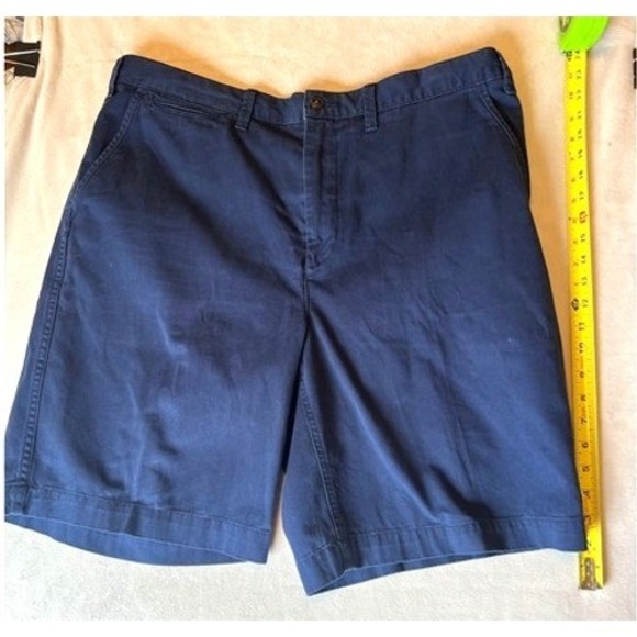 Polo Ralph Lauren Other - Polo Ralph Lauren Mens Relaxed Fit Chino Shorts Navy Blue Size 38 Cotton Twill